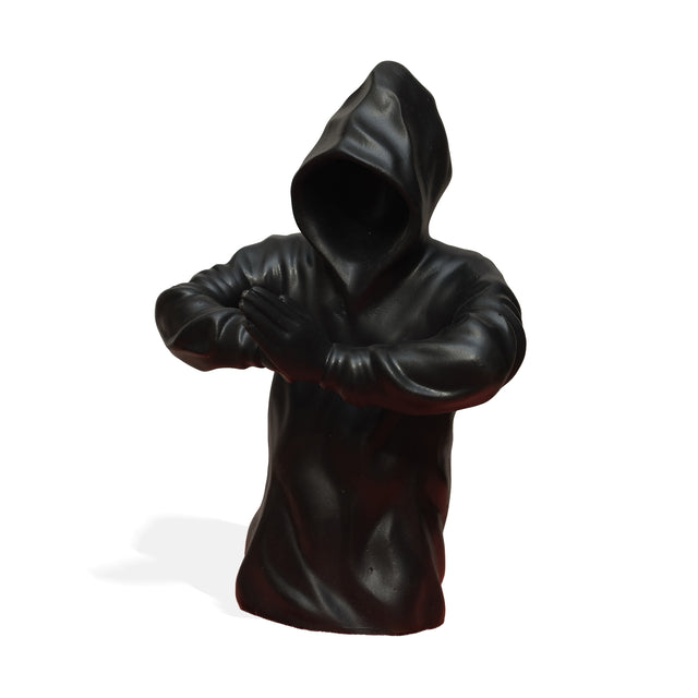 Faceless Hooded Figure Statue