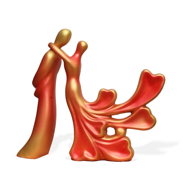 Abstract Couple Dancing Sculpture