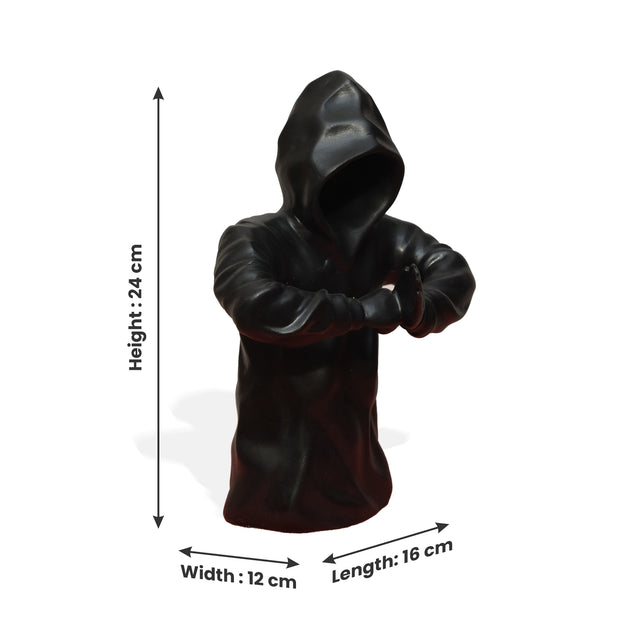 Faceless Hooded Figure Statue