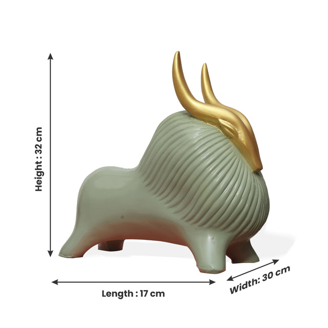 Minimalist Yak Sculpture