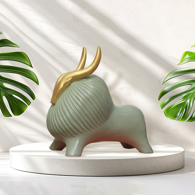 Minimalist Yak Sculpture