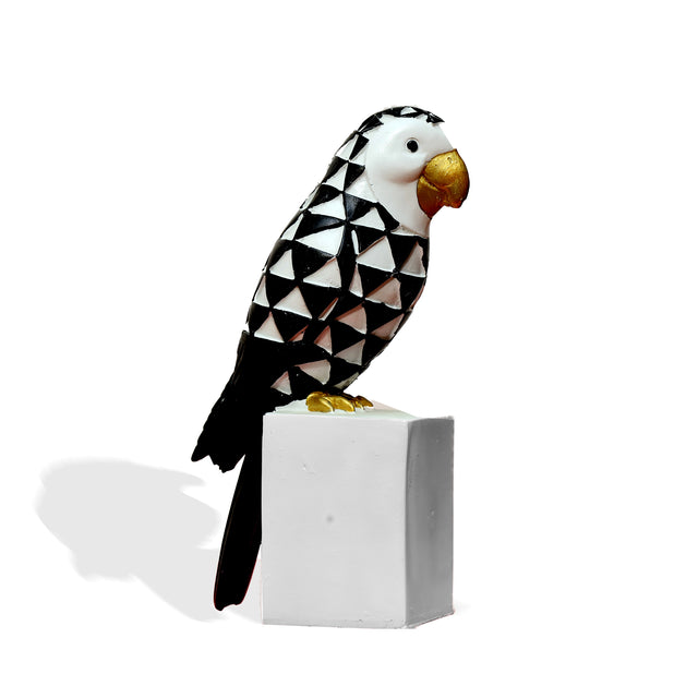 Geometric Parrot Sculpture