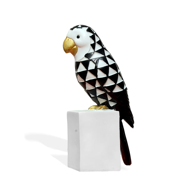 Geometric Parrot Sculpture