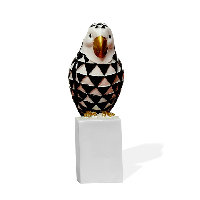 Geometric Parrot Sculpture