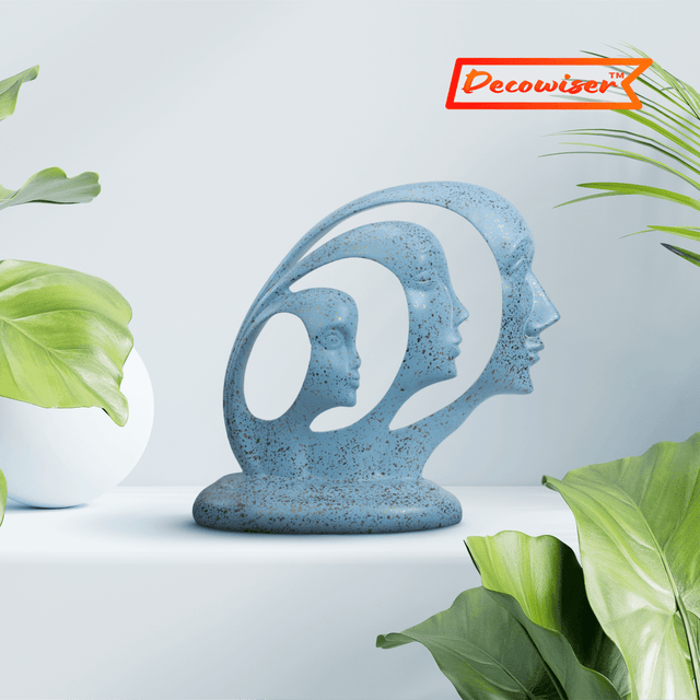 Celestial Faces Abstract Sculpture - Decowiser