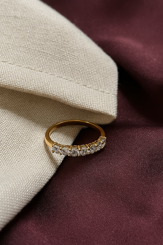 Classic Gold Crystal Ring