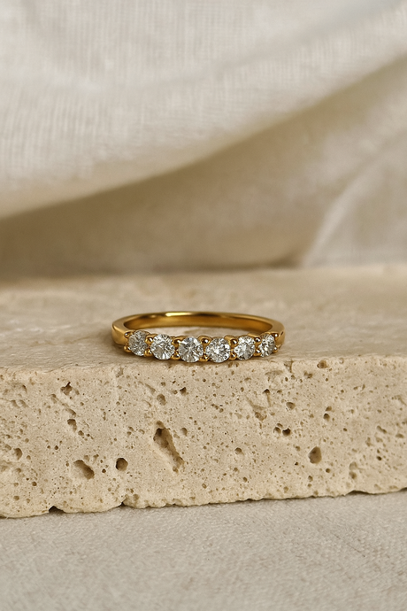 Classic Gold Crystal Ring