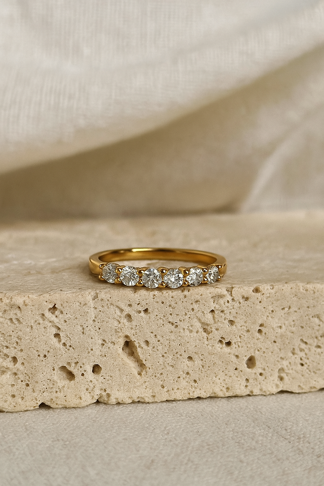 Classic Gold Crystal Ring