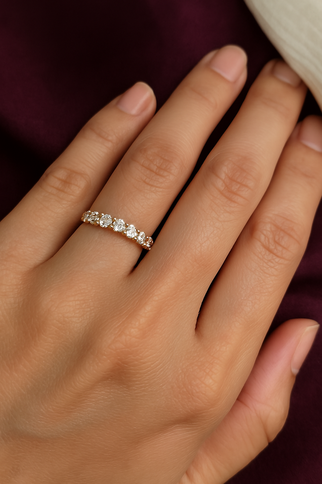 Classic Gold Crystal Ring