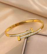 Elegant Gold Cuff Bracelet