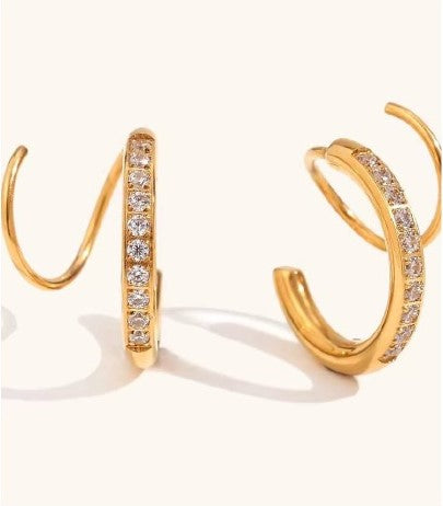Twist & Spark Earrings